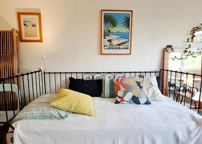 Διαμέρισμα Grand Cosy Presqu'ile De Giens Proche Almanarre Ιέρ