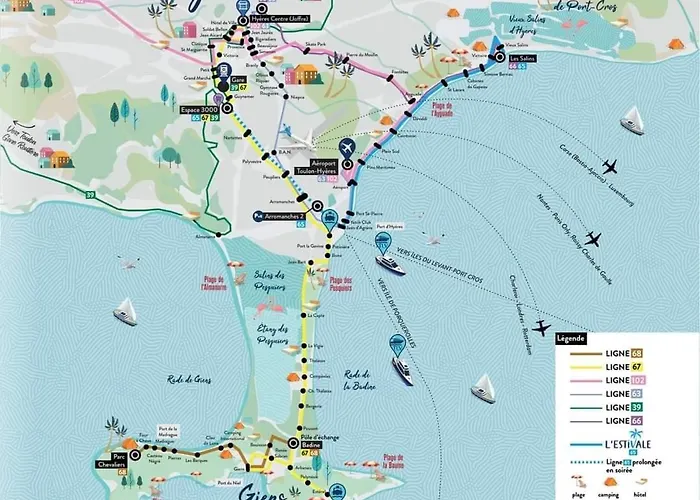 Grand Cosy Presqu'ile De Giens Proche Almanarre شقة